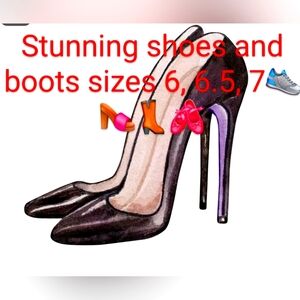 Sizes 6, 6.5, and 7 👟🥿👠👡🩰👢Shoes Boots Sandsls - check out my listings!